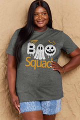 Simply Love Full Size BOO SQUAD Graphic Cotton T-Shirt king-general-store-5710.myshopify.com