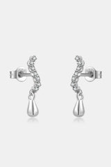 Zircon 925 Sterling Silver Drop Earrings king-general-store-5710.myshopify.com