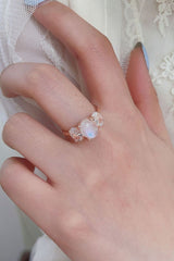 High Quality Natural Moonstone 925 Sterling Silver Three Stone Ring king-general-store-5710.myshopify.com