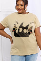 Simply Love Full Size PEW PEW Graphic Cotton Tee king-general-store-5710.myshopify.com