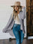 High-Low Open Front Cardigan with Pockets king-general-store-5710.myshopify.com