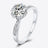 925 Sterling Silver 1 Carat Moissanite Ring - Kings Crown Jewel Boutique