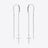 925 Sterling Silver Cross Threader Earrings - Kings Crown Jewel Boutique