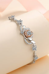 925 Sterling Silver Moissanite Bracelet - Kings Crown Jewel Boutique