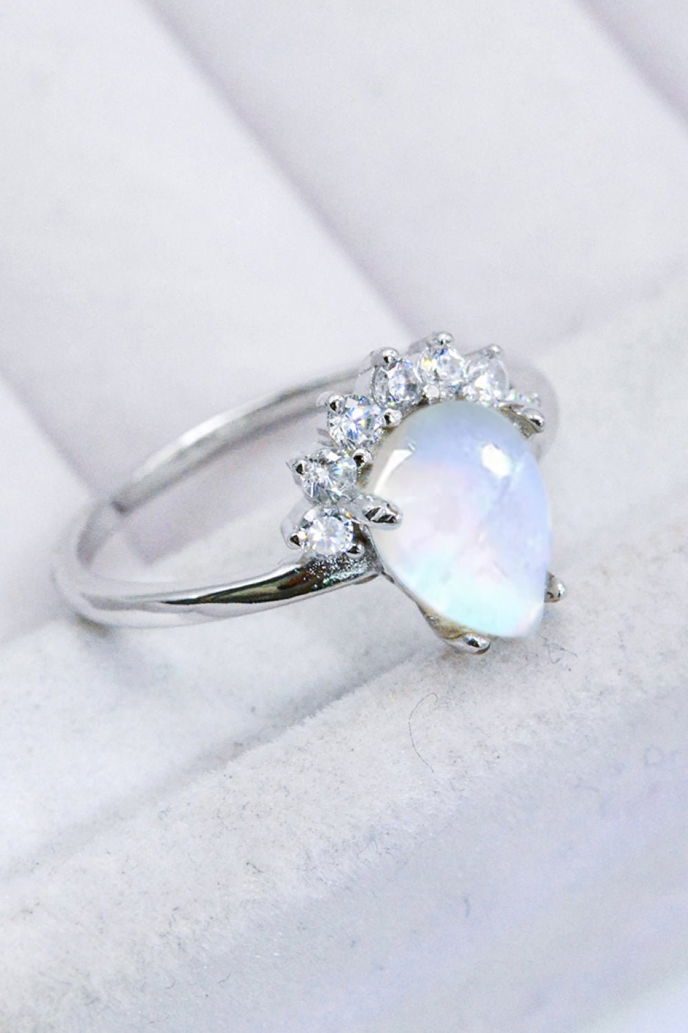 925 Sterling Silver Moonstone Ring - Kings Crown Jewel Boutique