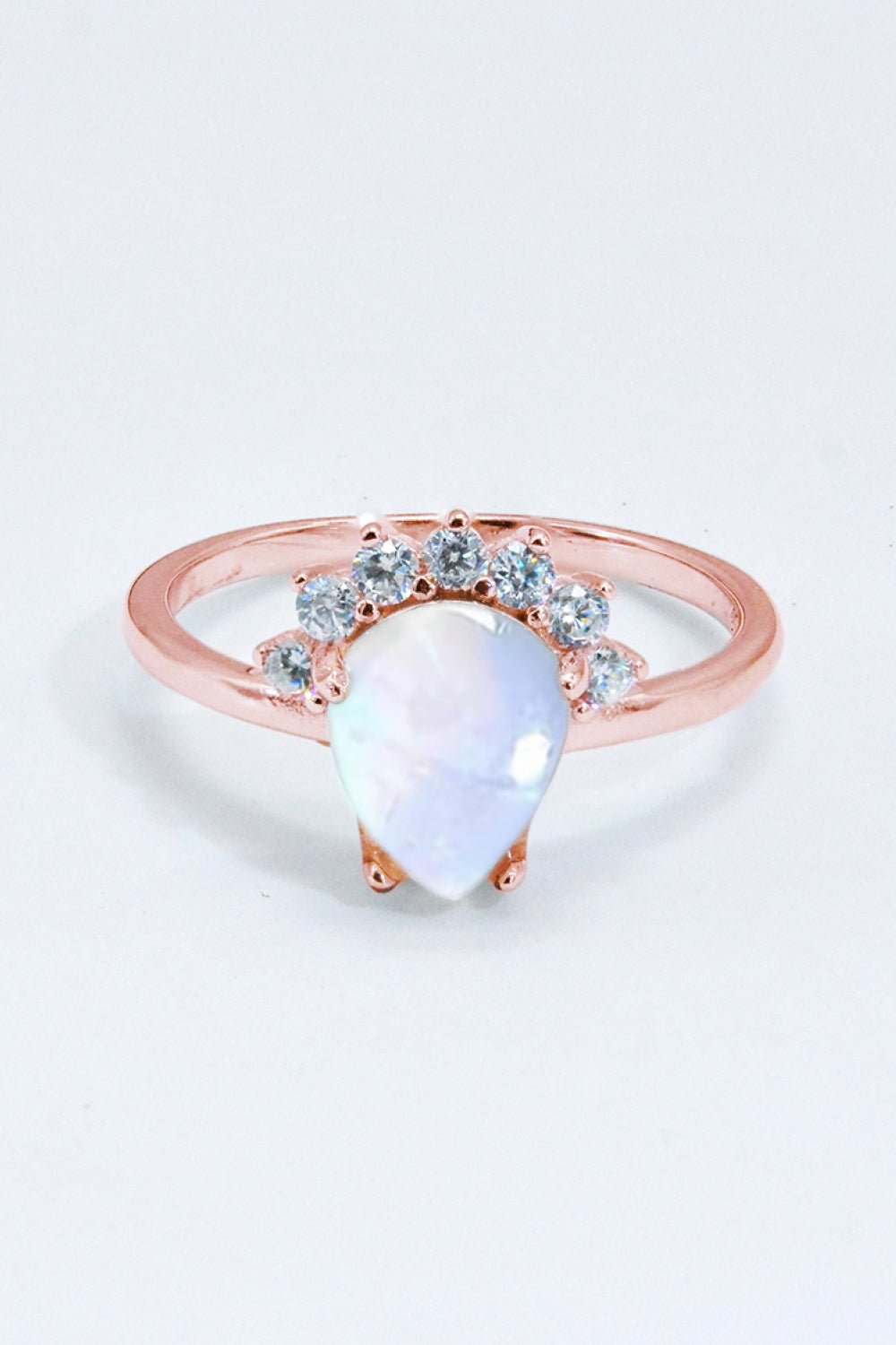 925 Sterling Silver Moonstone Ring - Kings Crown Jewel Boutique