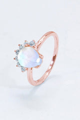 925 Sterling Silver Moonstone Ring - Kings Crown Jewel Boutique