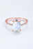 925 Sterling Silver Square Moonstone Ring - Kings Crown Jewel Boutique