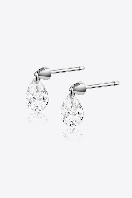 925 Sterling Silver Teardrop Earrings - Kings Crown Jewel Boutique