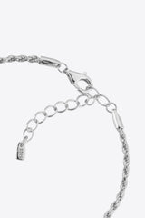 925 Sterling Silver Twisted Bracelet - Kings Crown Jewel Boutique