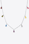 925 Sterling Silver Zircon Necklace - Kings Crown Jewel Boutique