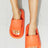 MMShoes Arms Around Me Open Toe Slide in Orange king-general-store-5710.myshopify.com