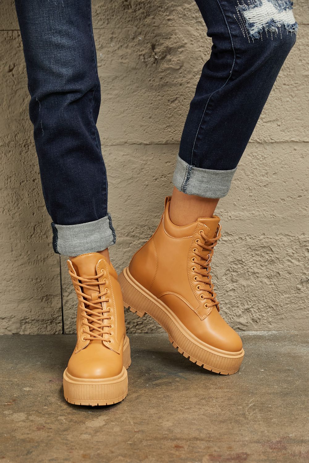 East Lion Corp Platform Combat Boots king-general-store-5710.myshopify.com