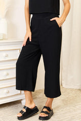 Double Take Buttoned Round Neck Tank and Wide Leg Pants Set king-general-store-5710.myshopify.com