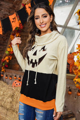 Long Sleeve Jack-O'-Lantern Graphic Sweatshirt king-general-store-5710.myshopify.com