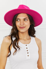 Fame Keep Your Promise Fedora Hat in Pink king-general-store-5710.myshopify.com