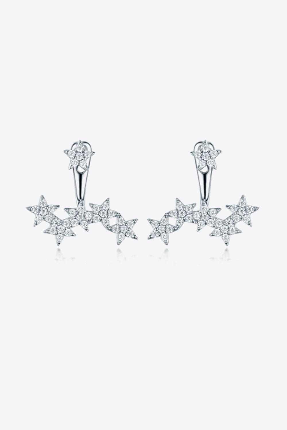 Zircon Star 925 Sterling Silver Single Earring king-general-store-5710.myshopify.com