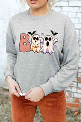 Ghost Graphic Round Neck Sweatshirt king-general-store-5710.myshopify.com