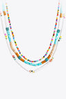 Multicolored Bead Necklace Three-Piece Set king-general-store-5710.myshopify.com