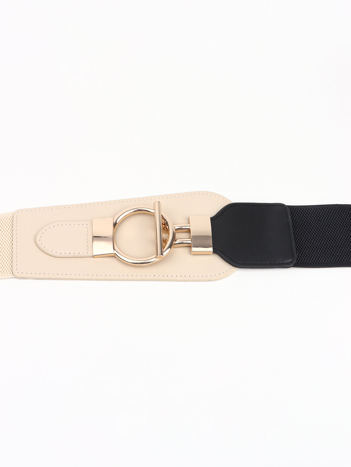 PU Elastic Wide Belt with Alloy Buckle king-general-store-5710.myshopify.com