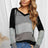 Full Size Color Block Knitted Hoodie king-general-store-5710.myshopify.com