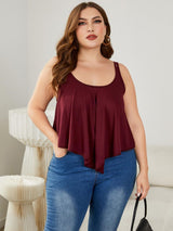 Plus Size Double-Strap Scoop Neck Cami king-general-store-5710.myshopify.com