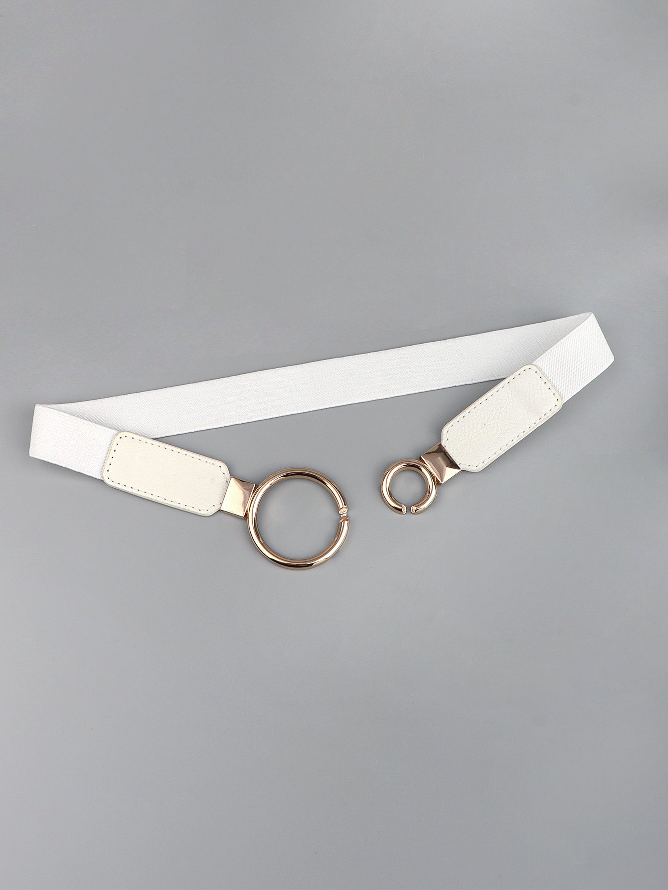 Double Ring Buckle Elastic PU Belt king-general-store-5710.myshopify.com