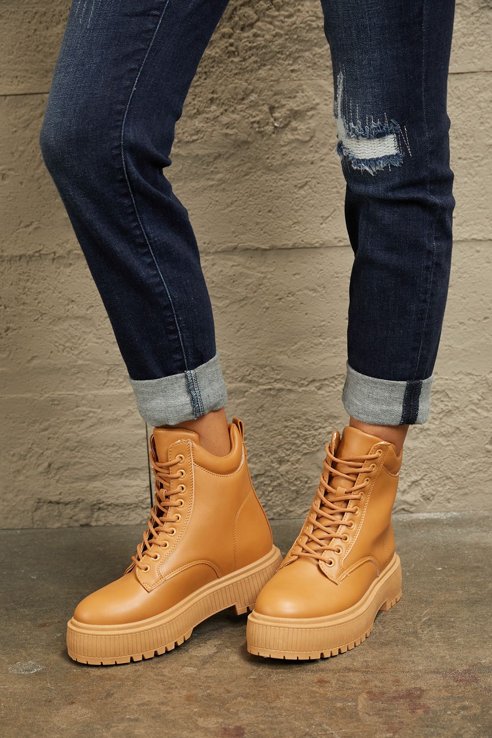 East Lion Corp Platform Combat Boots king-general-store-5710.myshopify.com