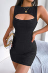 Cutout Sleeveless Knit Dress king-general-store-5710.myshopify.com