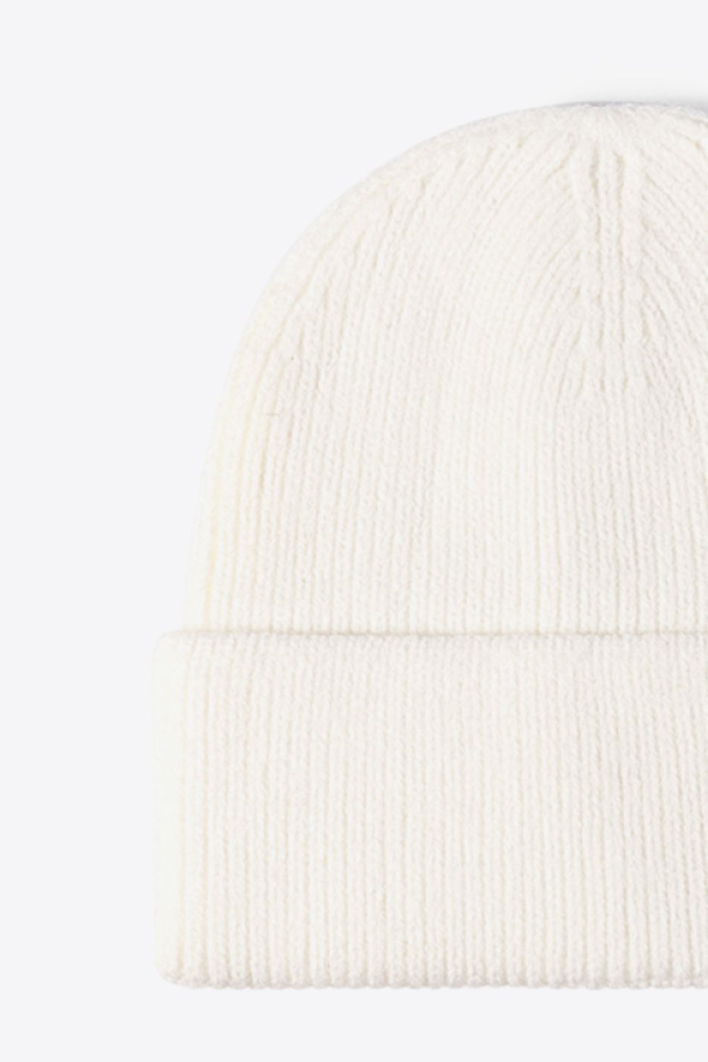 Letter N Patch Cuffed Knit Beanie king-general-store-5710.myshopify.com