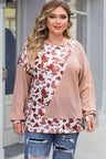 Plus Size Waffle-Knit Drop Shoulder Blouse king-general-store-5710.myshopify.com