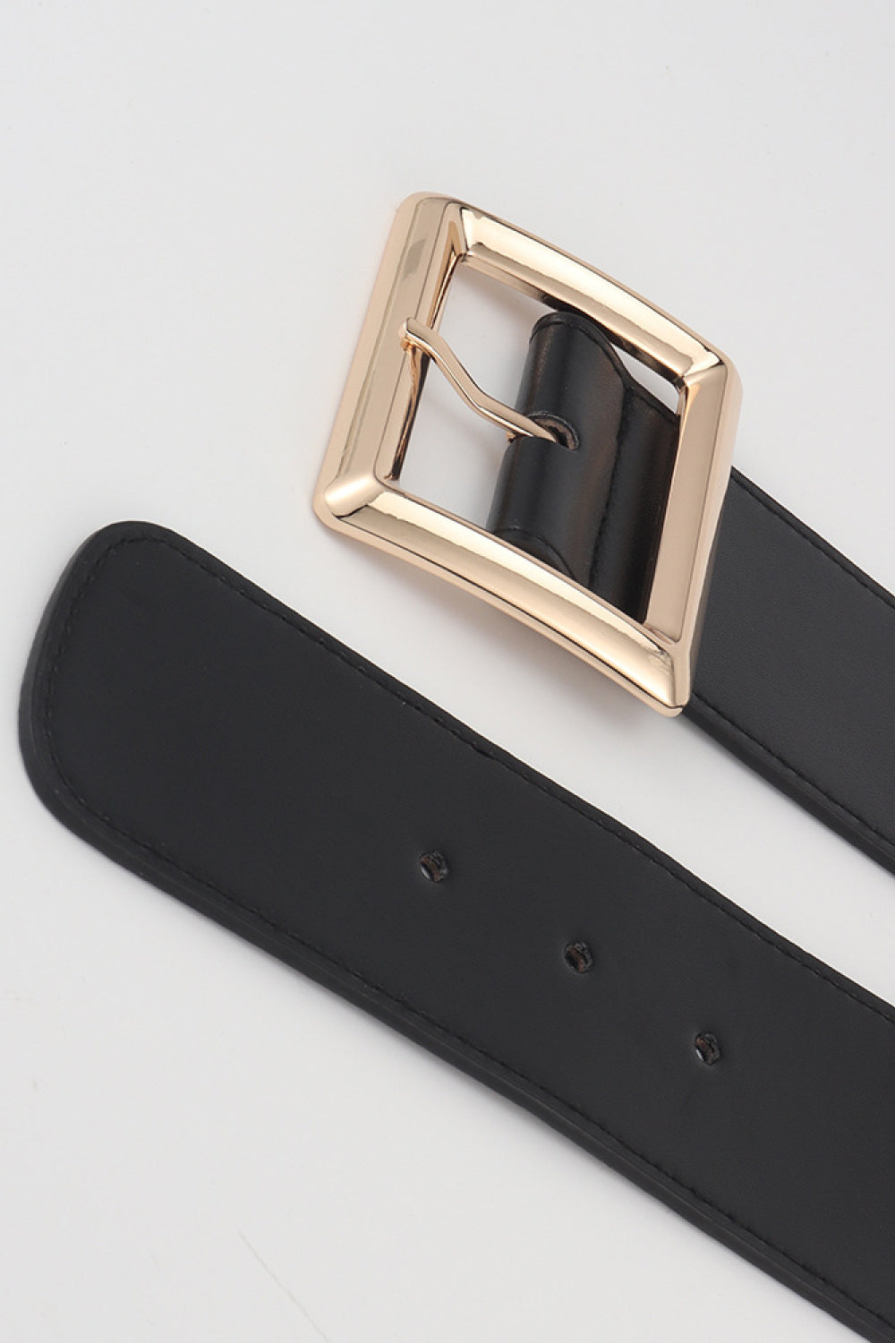 Rectangle Buckle Elastic Wide Belt king-general-store-5710.myshopify.com