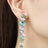 Multicolored Glass Stone Dangle Earrings king-general-store-5710.myshopify.com