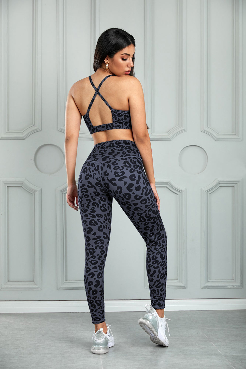 Leopard Cutout Sports Bra and Leggings Set king-general-store-5710.myshopify.com