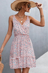 Floral Frill Trim Sleeveless Mini Dress king-general-store-5710.myshopify.com