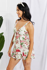 Marina West Swim Full Size Sail With Me V-Neck Swim Dress in Cream king-general-store-5710.myshopify.com