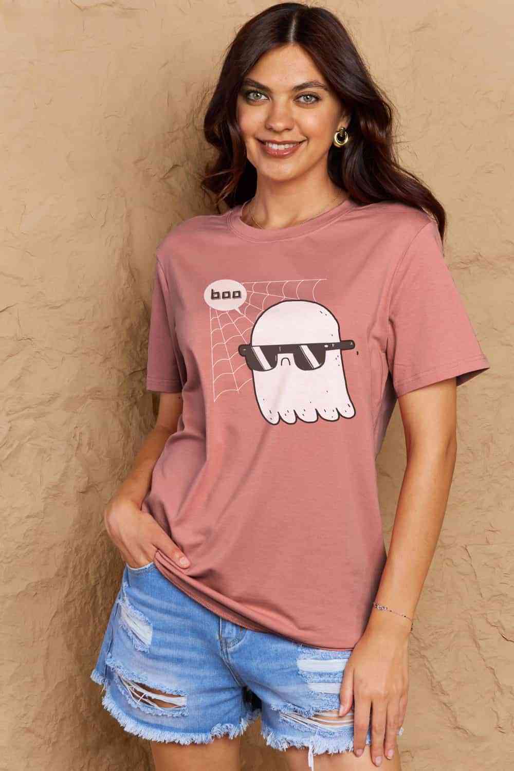 Simply Love Full Size BOO Graphic Cotton T-Shirt king-general-store-5710.myshopify.com