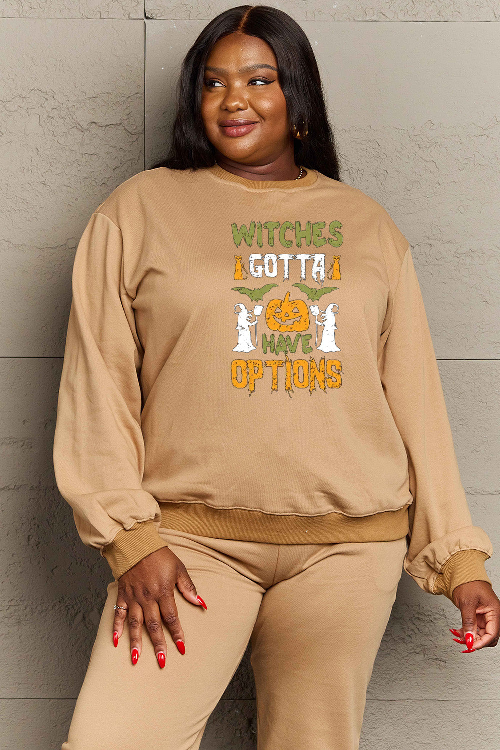 Simply Love Full Size Graphic Drop Shoulder Sweatshirt king-general-store-5710.myshopify.com