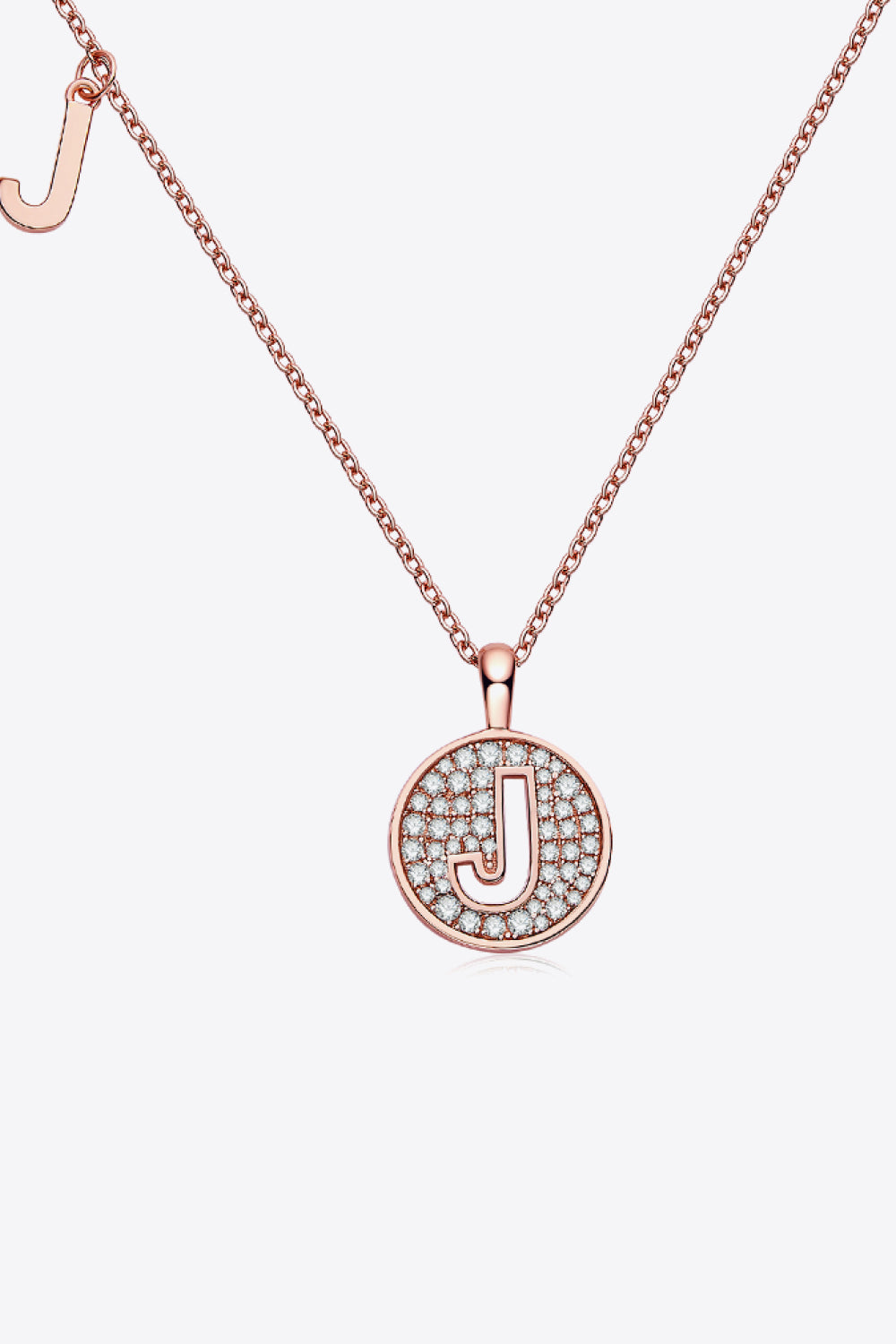 Moissanite A to J Pendant Necklace king-general-store-5710.myshopify.com