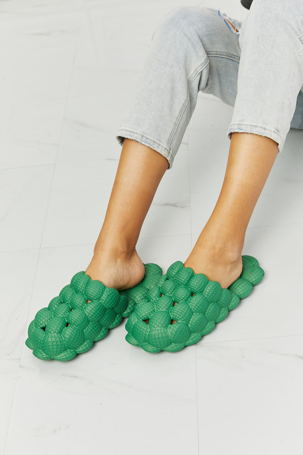 NOOK JOI Laid Back Bubble Slides in Green king-general-store-5710.myshopify.com