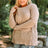 Plus Size Waffle-Knit Spliced Lace Top king-general-store-5710.myshopify.com