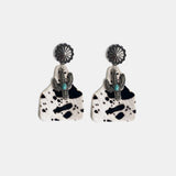 Turquoise Decor Cactus Alloy Earrings king-general-store-5710.myshopify.com