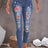 Leopard Patch Ankle-Length Jeans king-general-store-5710.myshopify.com