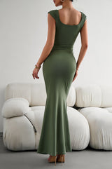 Cap Sleeve Scoop Neck Maxi Dress king-general-store-5710.myshopify.com