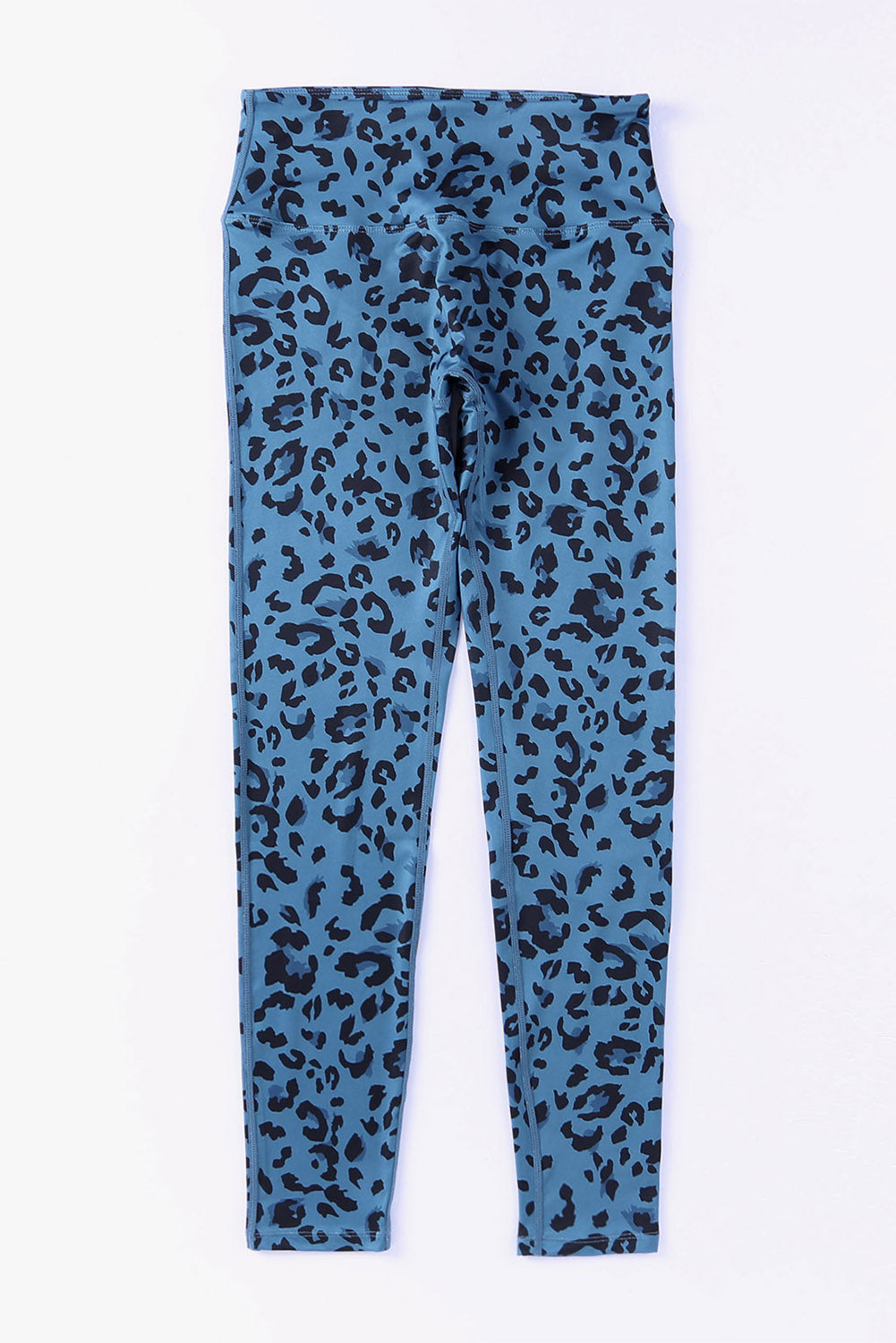 Leopard Print Wide Waistband Leggings king-general-store-5710.myshopify.com