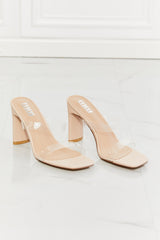 MMShoes Walking On Air Transparent Double Band Heeled Sandal king-general-store-5710.myshopify.com