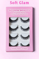 SO PINK BEAUTY Mink Eyelashes 5 Pairs king-general-store-5710.myshopify.com