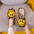 Melody Smiley Face Leopard Slippers king-general-store-5710.myshopify.com