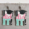 School Theme Wooden Dangle Earrings king-general-store-5710.myshopify.com