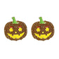 Demon Pumpkin Rhinestone Alloy Earrings king-general-store-5710.myshopify.com